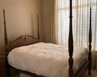 Rice Carved Poster Bed