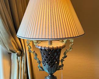 Frederick Cooper Lamp with Hand-Sewn Shade