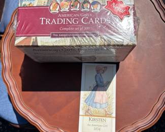 American girl trading cards