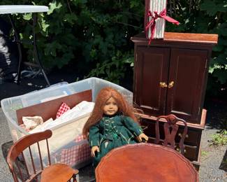 American Girl Felicity with furniture and accessories