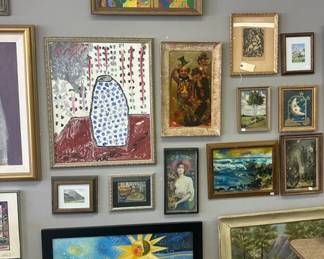 ORIGINAL SIGNED, ORIGINAL VINTAGE PAINTINGS