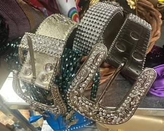 FANCY AND GLITZY BELTS