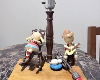 vintage child’s lamp