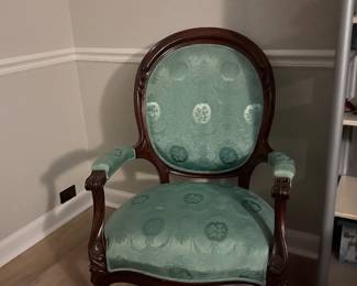 Victorian Revival / French Louis XV style armchair