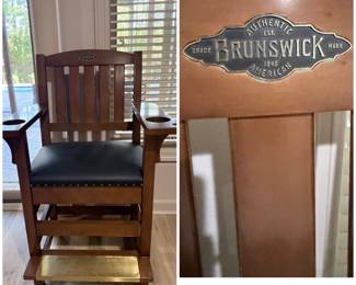 Pair Brunswick Players Chairs “ spectator chairs”