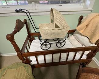 Antique cradle