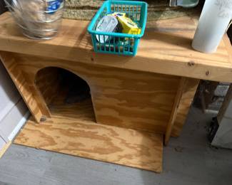 Handmade small dog/cat house
