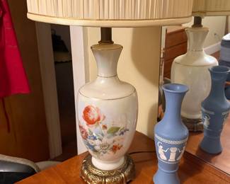 Pair of Accurate Casting floral lamps