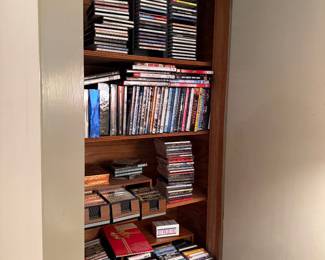 CDs, DVDs and cassettes 