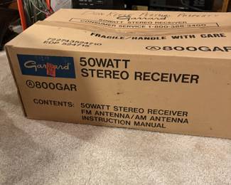 Garrard stereo receiver still in box