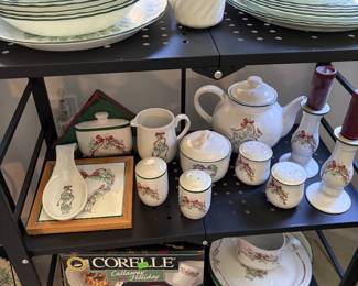 Corelle Callaway Holiday dinnerware and Corelle Callaway ivy pattern dinnerware