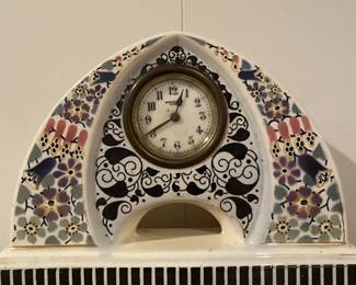 art deco mantle clock