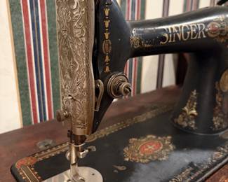 Singer treadle sewing machine cabinet