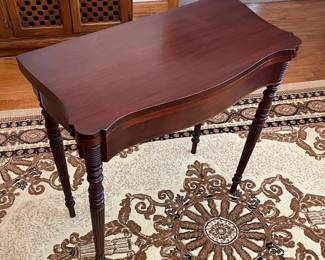 Rare Antique Mahonghany game table 