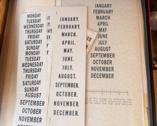 Calendar clock replacements