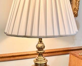# 1 of 2 Stiffel Hollywood Regency Brass Lamps