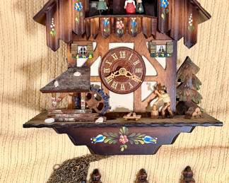 German Black Forest Schneider 3 weight Romance Clock