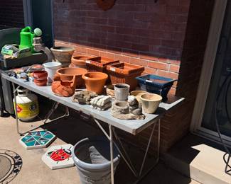 Items Located On The Back Patio
