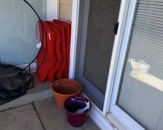 Items Located On The Back Patio
