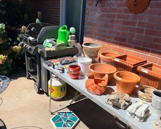Items Located On The Back Patio