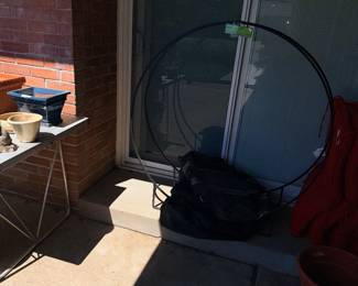 Items Located On The Back Patio