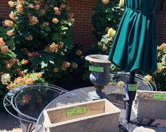 Items Located On The Back Patio