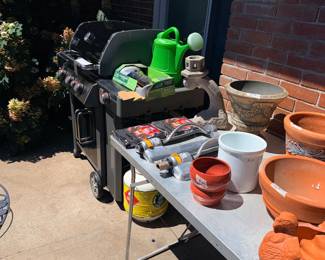 Items Located On The Back Patio