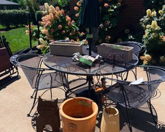 Items Located On The Back Patio