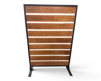 88 WoodGrainAluminumPrivacyScreenDivider715Tall