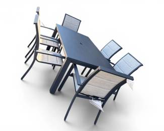 118 Stillwater7PieceOutdoorDiningSetwPhiferFabricChairs
