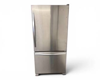 108 Whirlpool22CuFtStainlessBottomFreezerRefrigerator