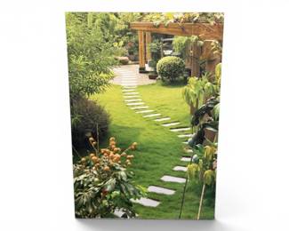 16 LargeGardenPathPhotoBackdropPanelwMetalStand