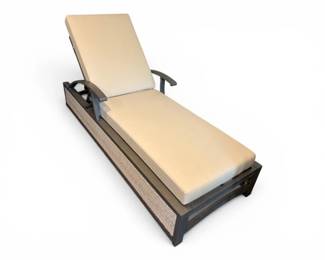 154 AdjustableOutdoorChaiseLoungewSunbrellaCushion80Long