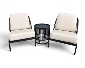 28 Atleisure3pcDeepSeatingLoungeSetwRopeBackChairs
