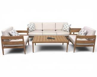 25 AtleisureAntoni5pcOutdoorSeatingSetwSunbrellaCushions