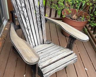 Pair Adirondack Chairs