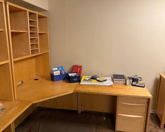 Desk, Office Supplies