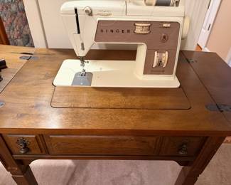 Vintage Singer Touch and Sew Console 