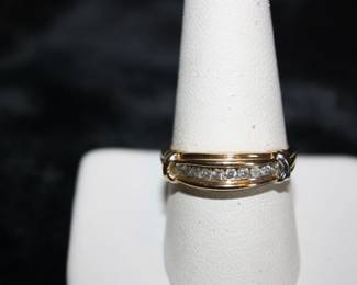 10K Gold Diamond Ring