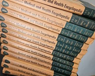 14 piece medical encyclopedia 1964