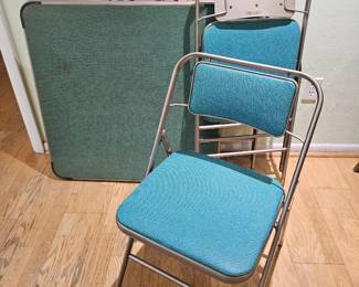 Samsonite Turquoise chairs 