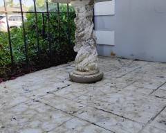 Antique Sculpted 2-Piece Bird Bath