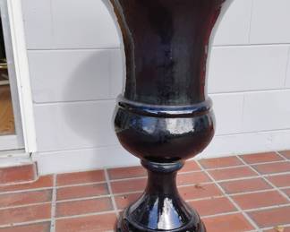 Heavy Glazed Urn Planter/Pot