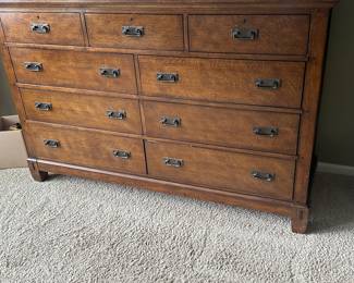 Mission style dresser solid wood