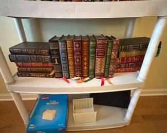 Leather bound books