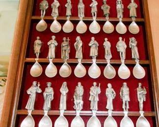 PEWTER SPOONS