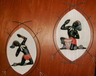AFRICAN DANCER PLAQUES