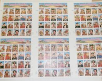 LEGENDS OF THE WEST STAMPS