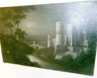 UNSIGNED ANTIQUE PAINTING