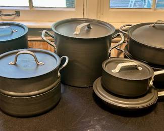 17 piece Calphalon commercial aluminum cookware